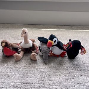 Lot of 5 Beanie Babies from 1997